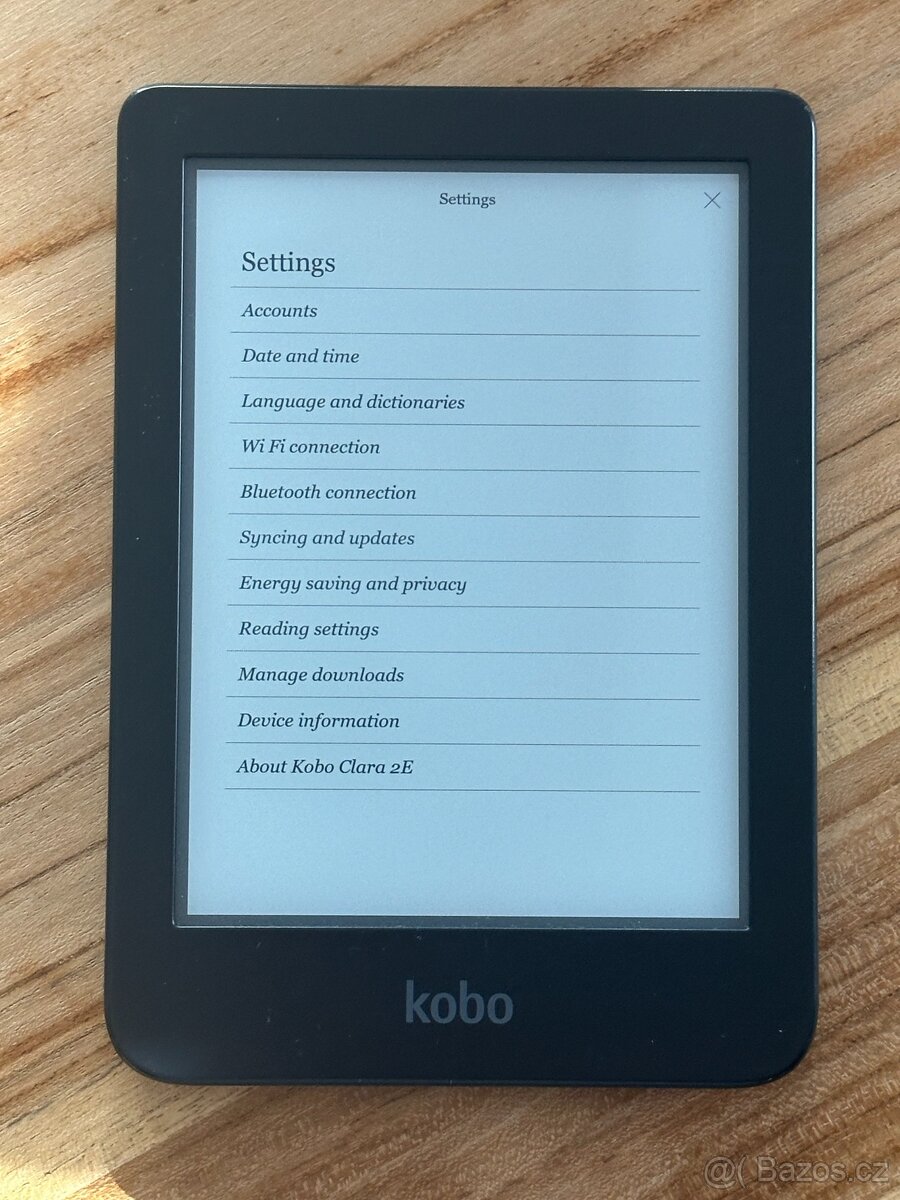 Čtečka knih Kobo Clara 2E 16GB černá