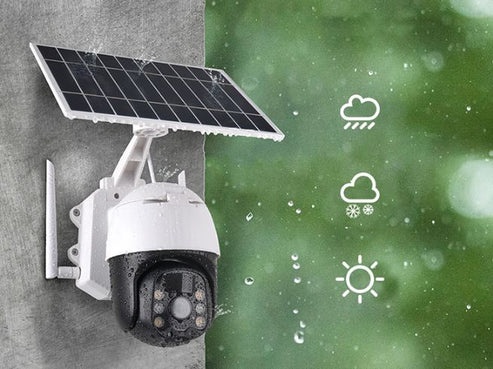 Solární inteligentní otočná kamera v 380
