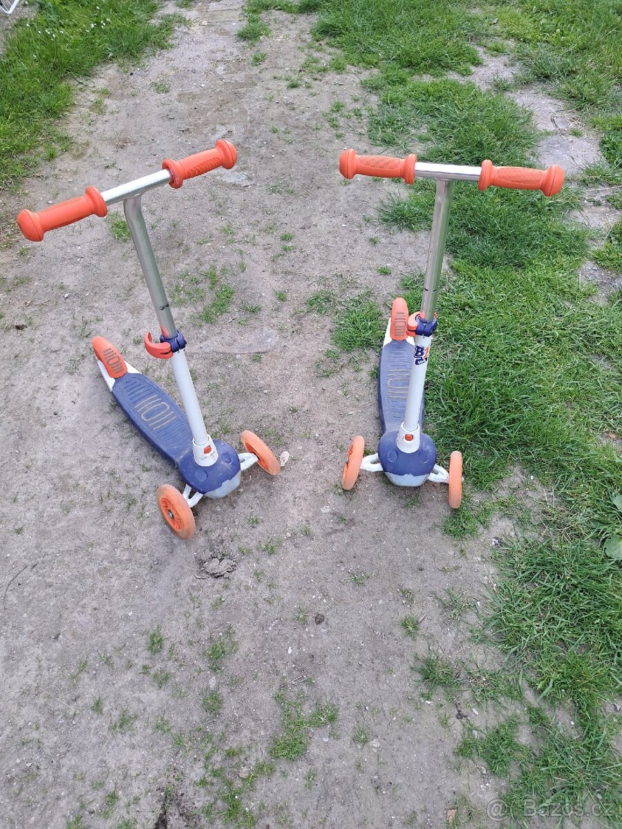 Dětské koloběžky se 3 kolečky