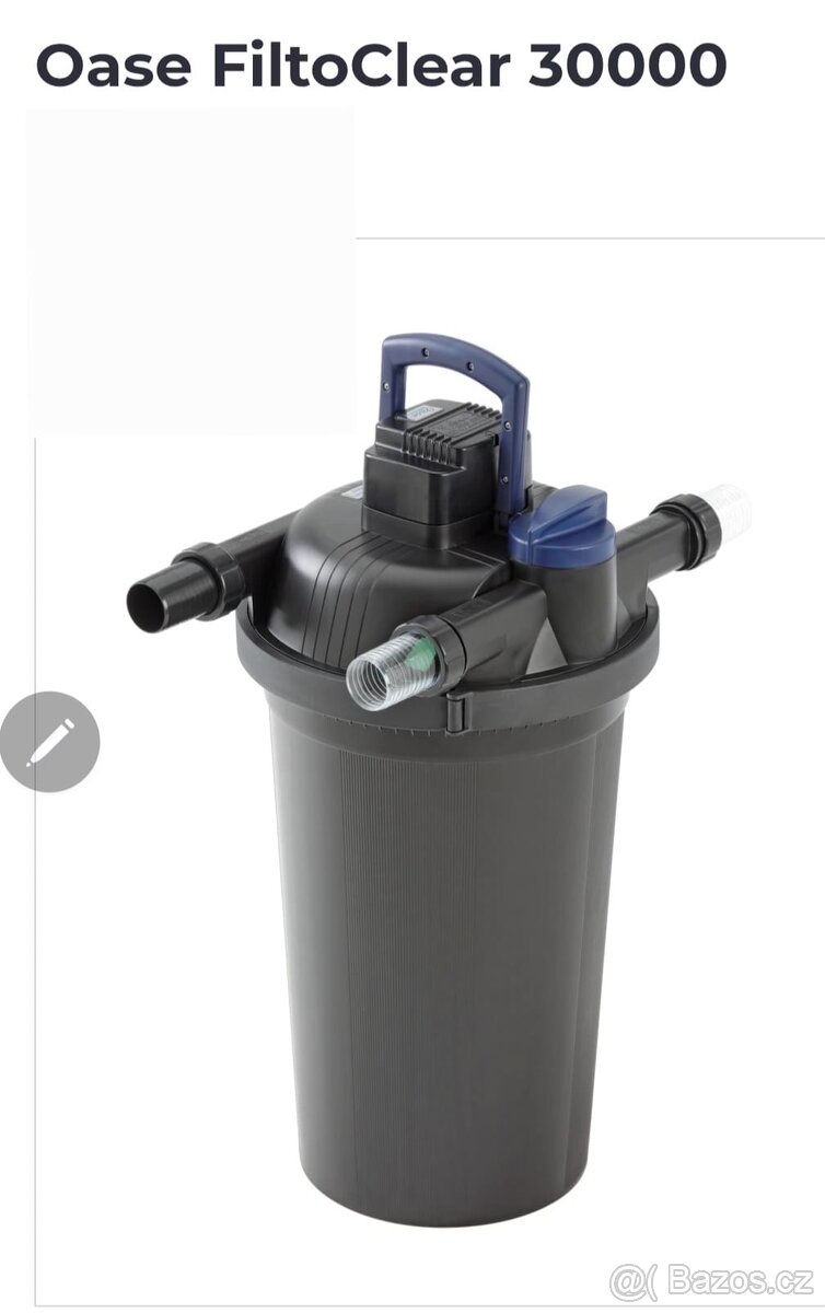 OASE FILTOCLEAR 30000 - velký tlakový filtr pro jezírka