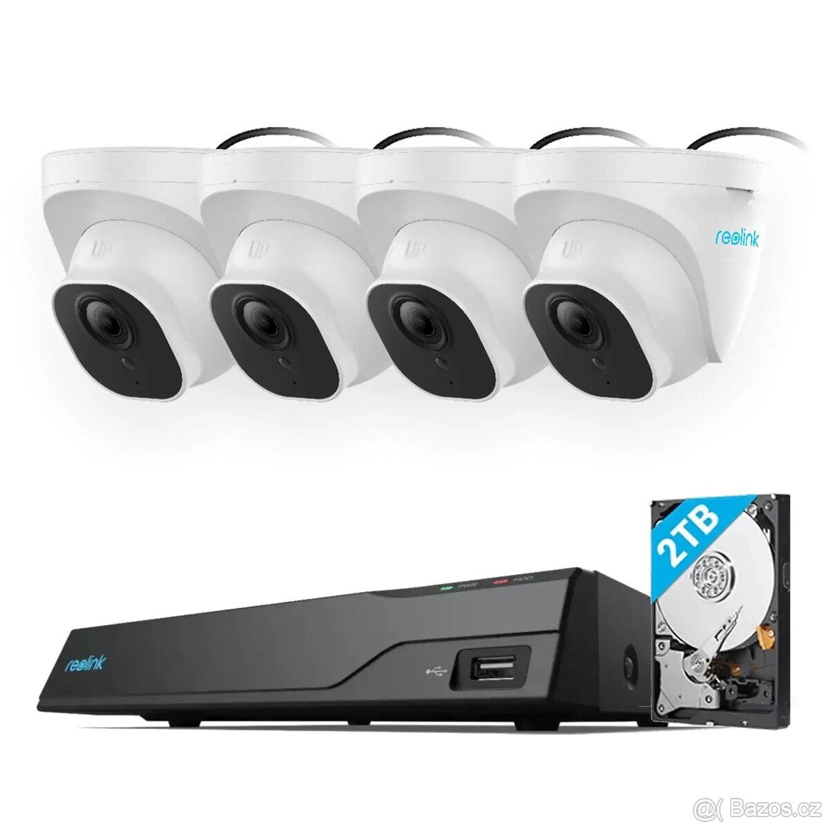 kamerový systém Reolink RLC‑820A + NVR RLN8‑410