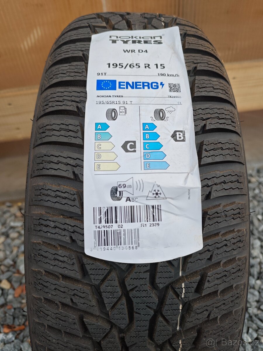 Nová zimní pneu Nokian 195/65/15
