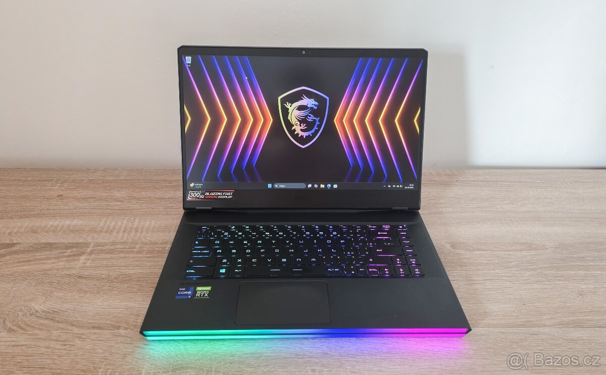 MSI GE66 Raider (i9-11980HK, RTX 3080 16 GB, 300 Hz)