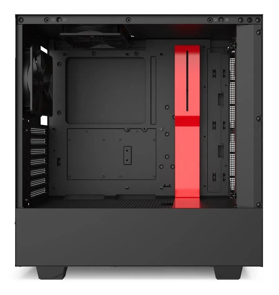 NZXT H510 Matte Black Red