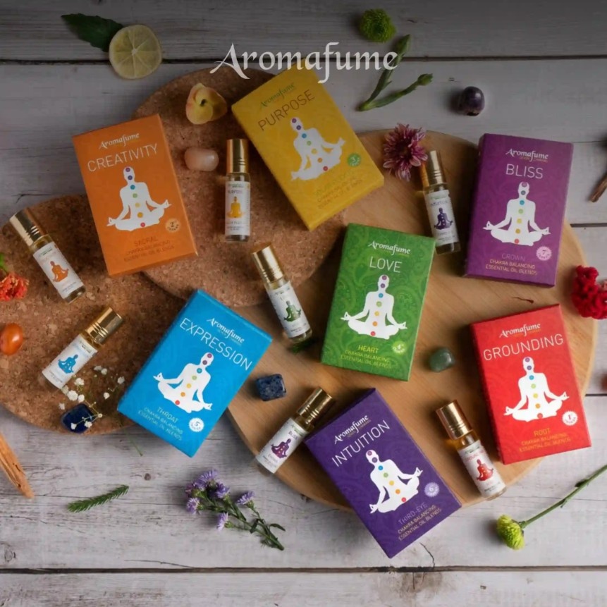 aromafume - 7 čaker - roll on - esenciální olej