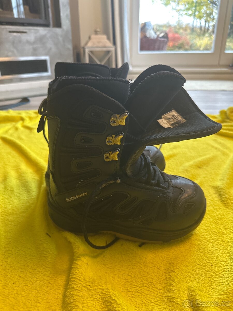 Snowboardové boty black dragon vel 36eur