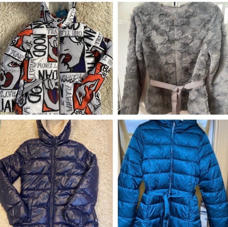 Kabát, bunda, kožíšek vel 3XL Benetton