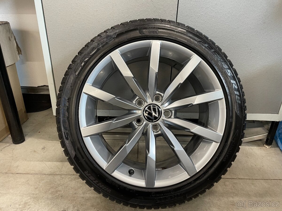 Originální kola VW Passat 5x112 R18 ZIMNÍ č.F135