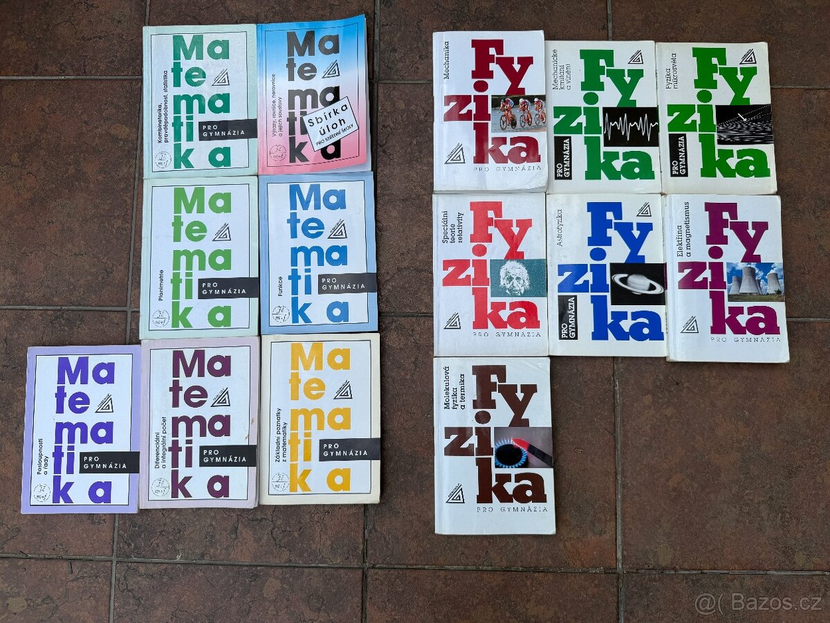 Učebnice fyziky a matematiky