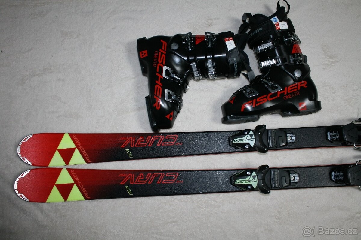 lyže Fischer 160 cm , boty Fischer