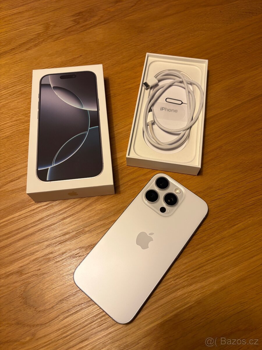 iPhone 16 Pro White Titanium 128GB