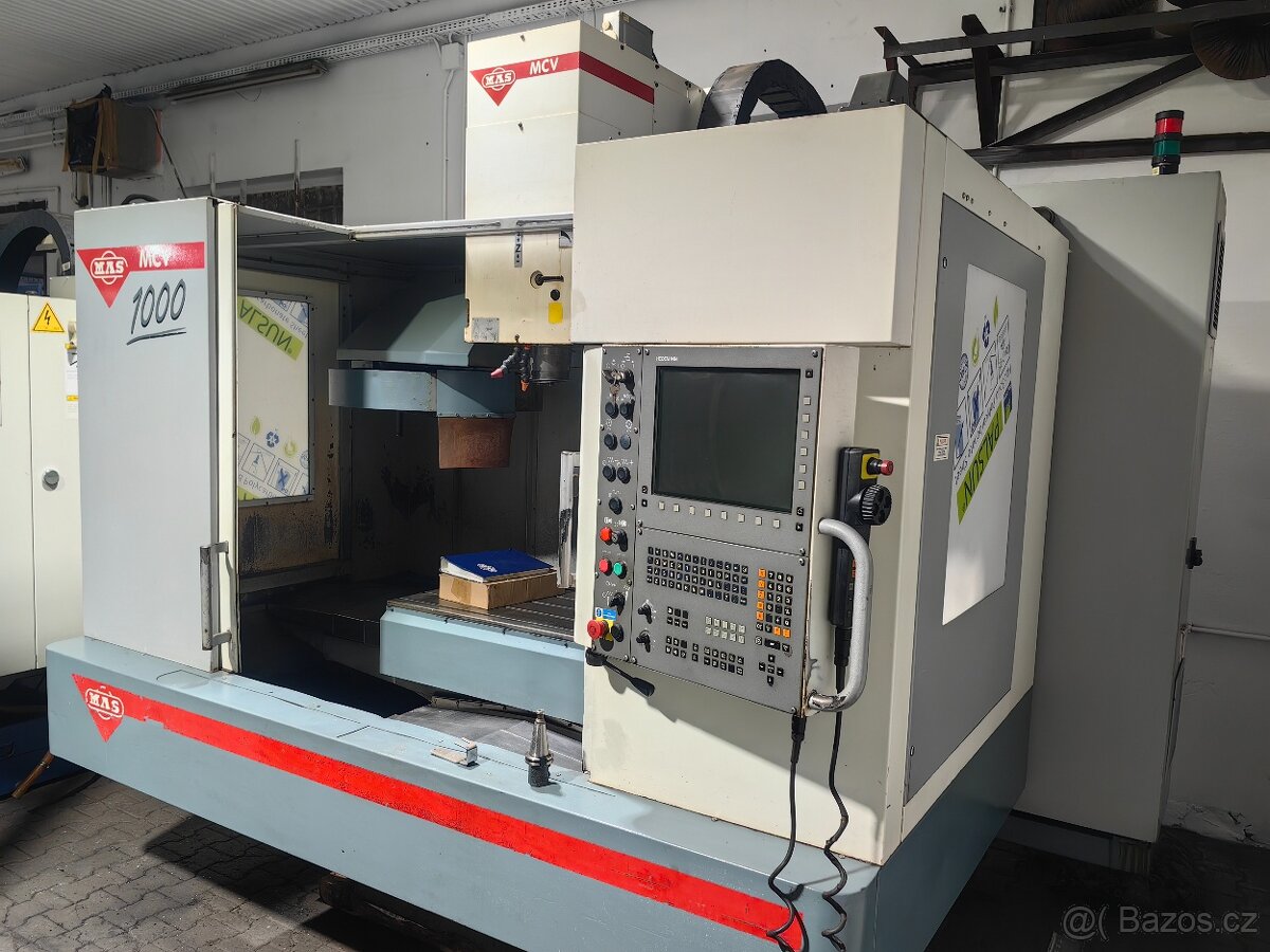 obráběcí Centrum MAS KOVOSVIT MCV1000 2002r