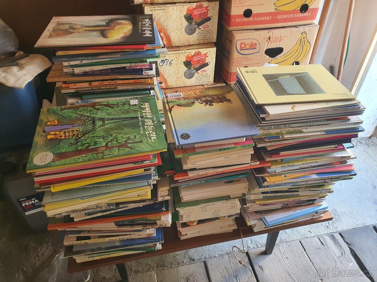 Detske knihy v Korejstine.