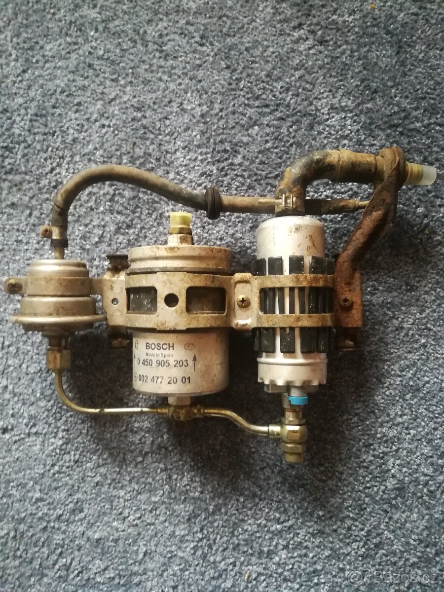 Startér, čerpadlo, tlak w201