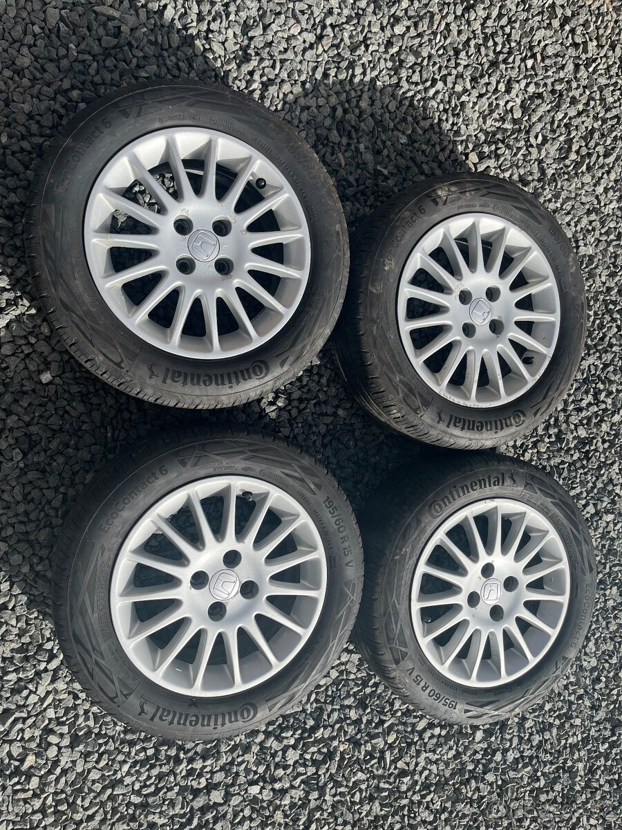 Oem original Honda Alu kola 15” 195/60/15 letní