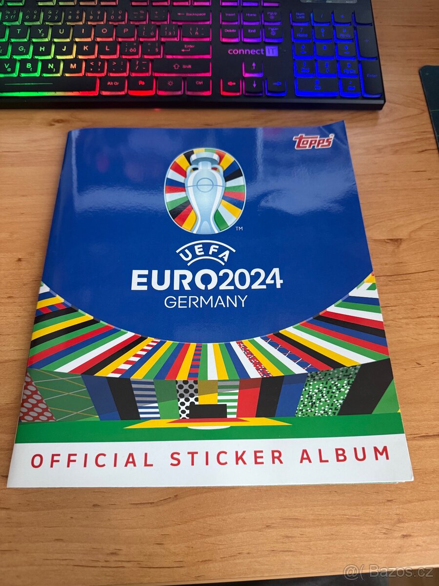 UEFA Euro 2024 plne album s nalepkama  topps