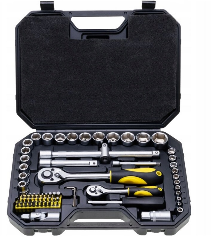 Gola sada Drel 1/4",1/2" 72 dílná