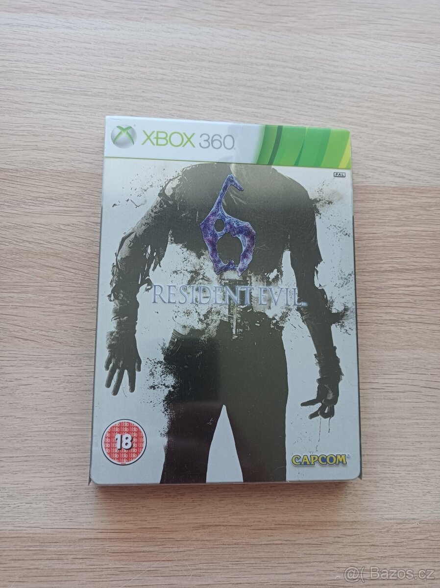 Resident Evil 6 STEELBOOK + Hra na Xbox 360