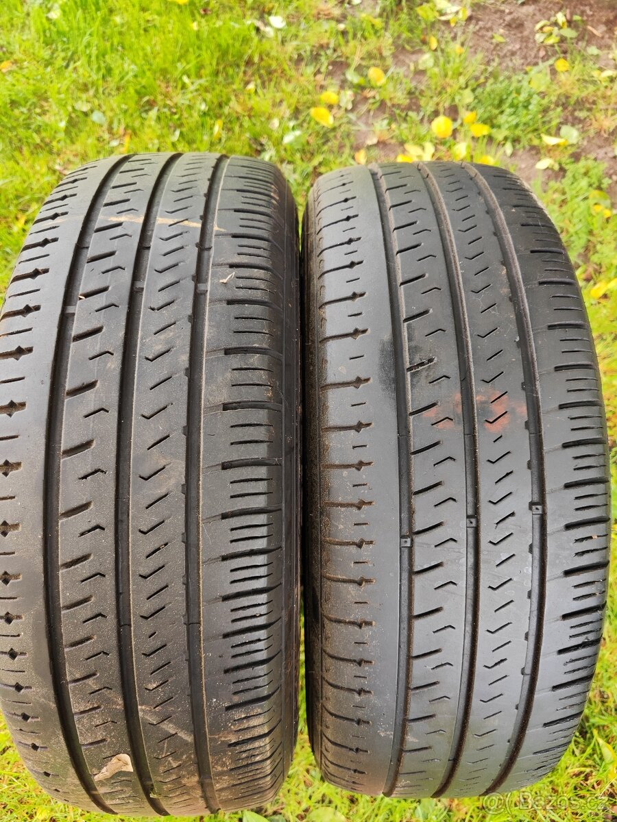 2 zátěžové letní pneumatiky Hankook 205/65/16C