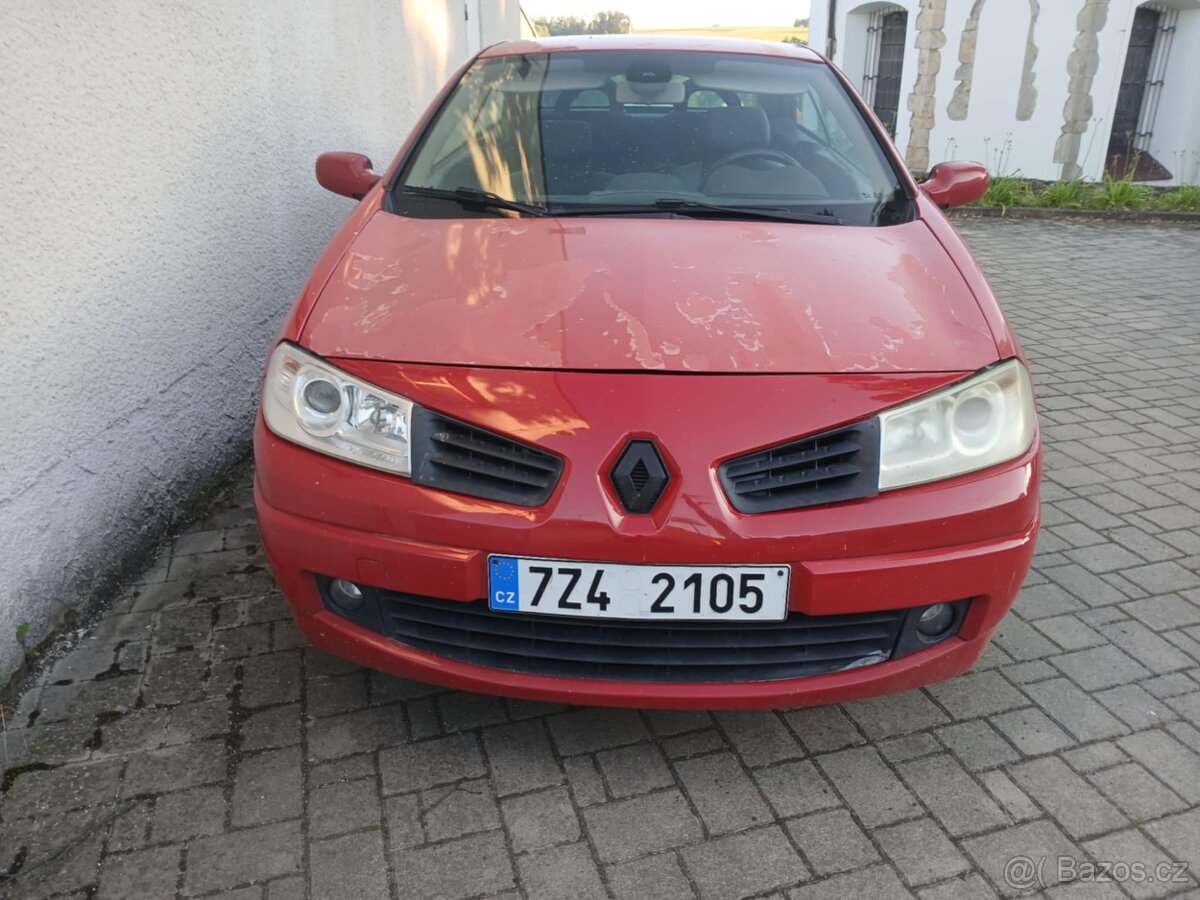 Renault Megane Cabrio Facelift 2008 Nahradni dily