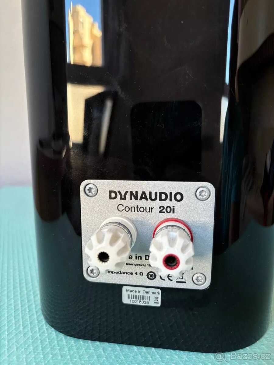 Dynaudio Contour 20i černo-stříbrný vysoce lesklý (+ stojan  			
