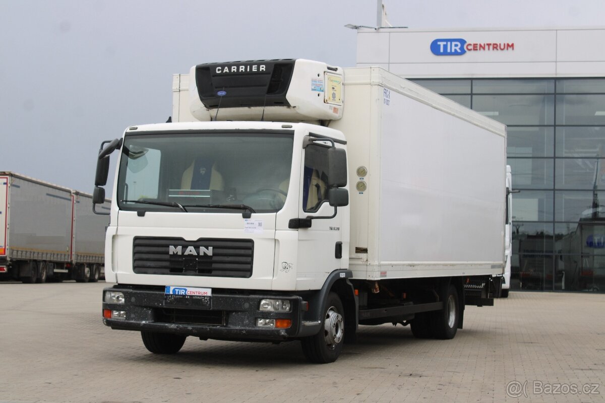 MAN TGL 12.210, EURO 4, HYDRAULICKÉ ČELO, CARRIER SUPRA 850