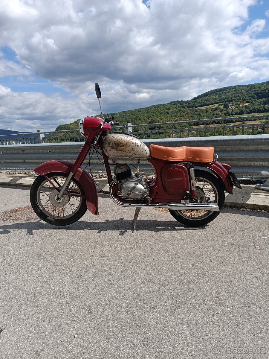 Predám Jawa ČZ 125/351 r.v.1954 s tp a spz