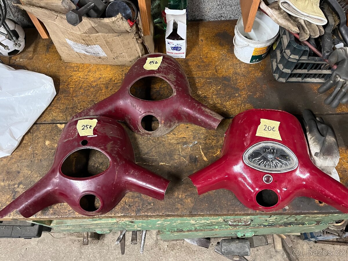 Predam vrch masky na Jawa panelka