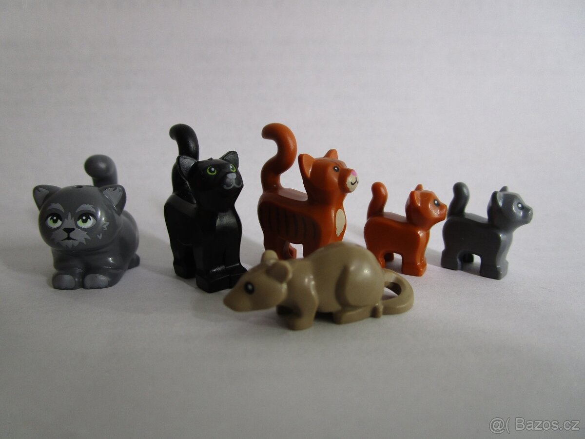 Lego figurky zvířata kočky