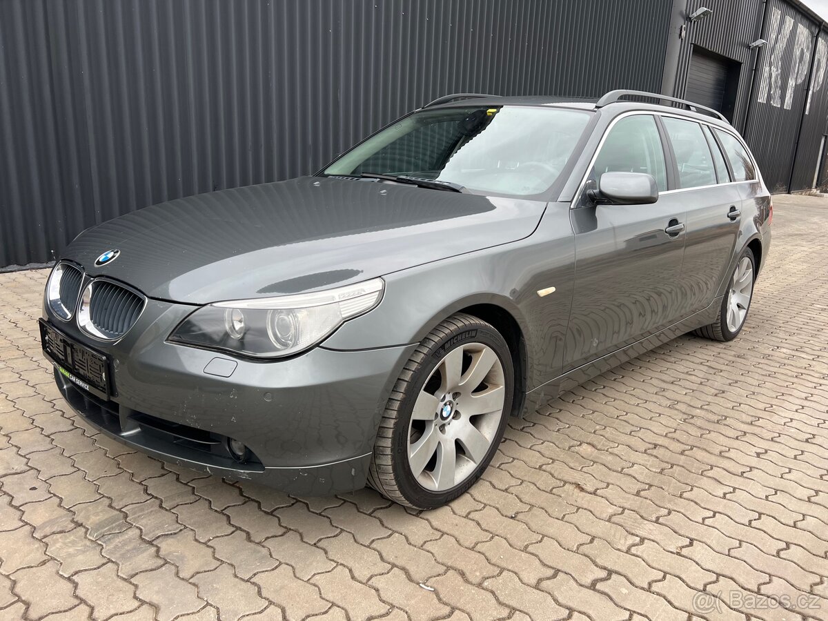 BMW 525Dtouring, 230000 km, automat, kůže, šíbr, idrive