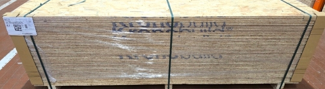 PALETA OSB 3 DESEK - NOVÉ S PD - 2500x625x15mm