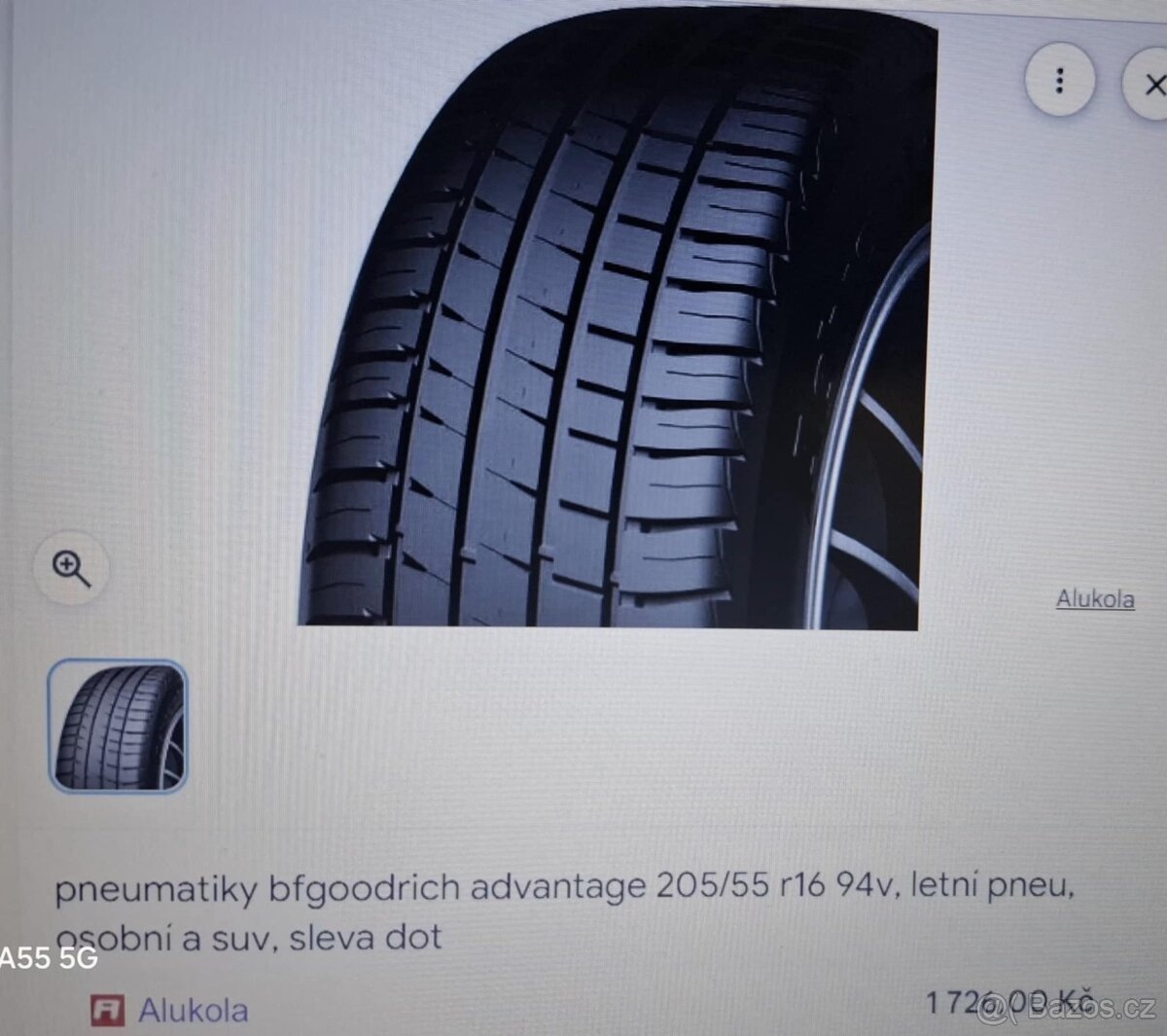 PRODÁM ALU KOLA VW PASSAT 5X112R16 + TÉMĚŘ NOVÉ LETNÍ PNEUMA