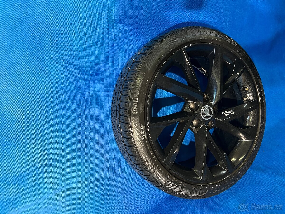 zimní ALU kola Škoda 235/40/R19 Continental WinterContact