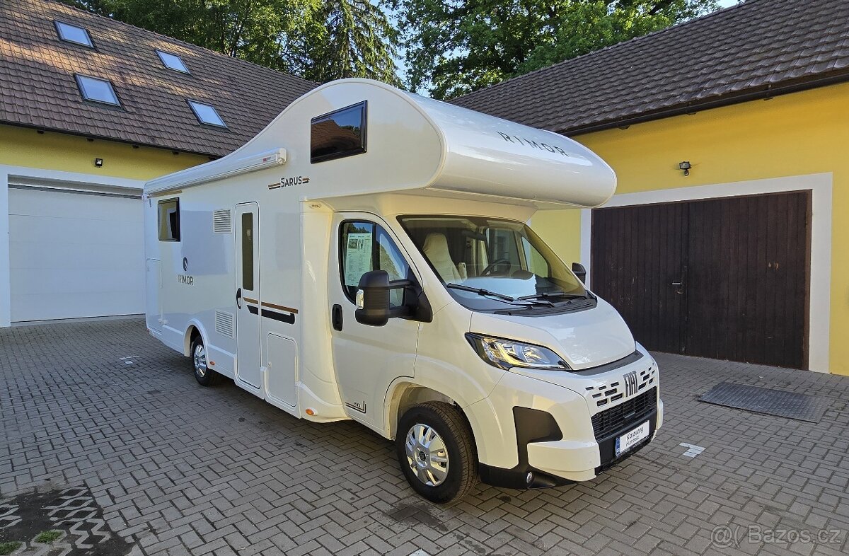 NOVÉ Obytné auto Fiat Ducato, RIMOR, SARUS 695- SKLADEM