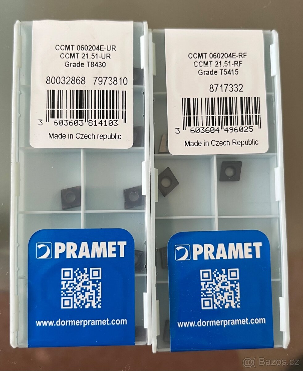 Nové soustružnické plátky Pramet