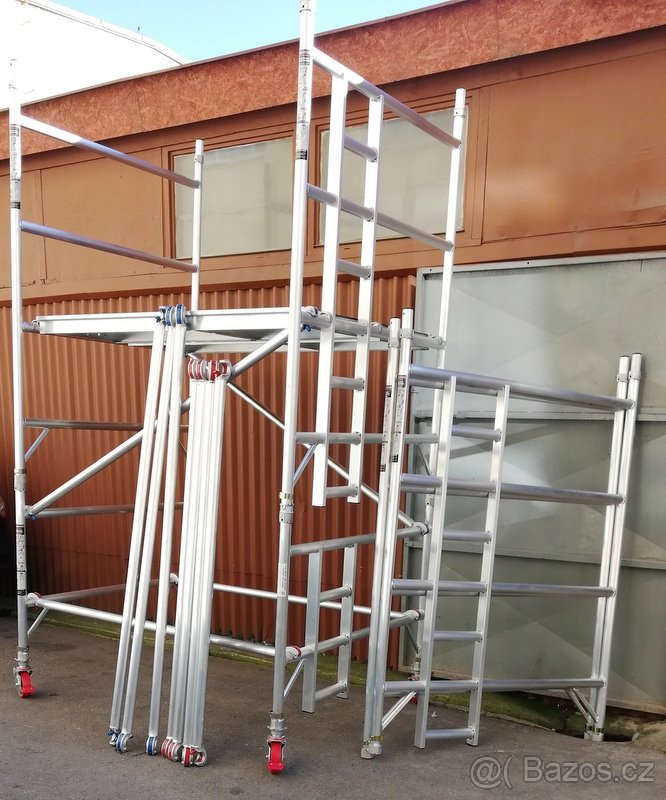 Profesionální hliníkové pojízdné lešení, věž