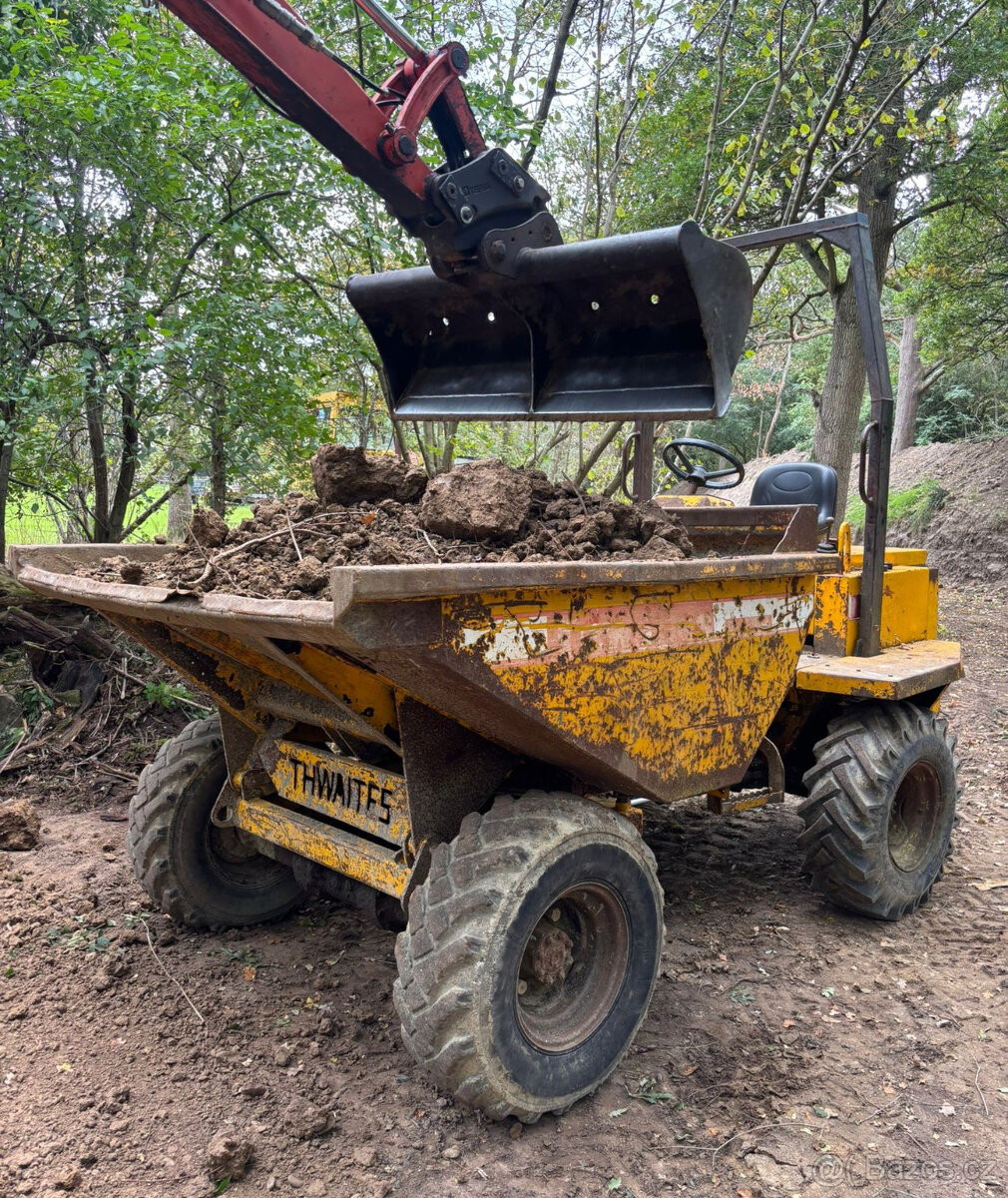 dumper / dampr Thwaites 3t 4x4, rok 2000, 138 000Kč + DPH