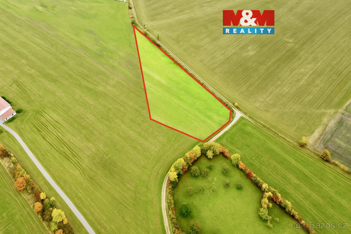 Prodej pole, 6671 m², Dolní Roveň - Komárov