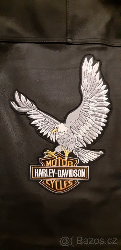 Panská kožená vesta Harley-Davidson