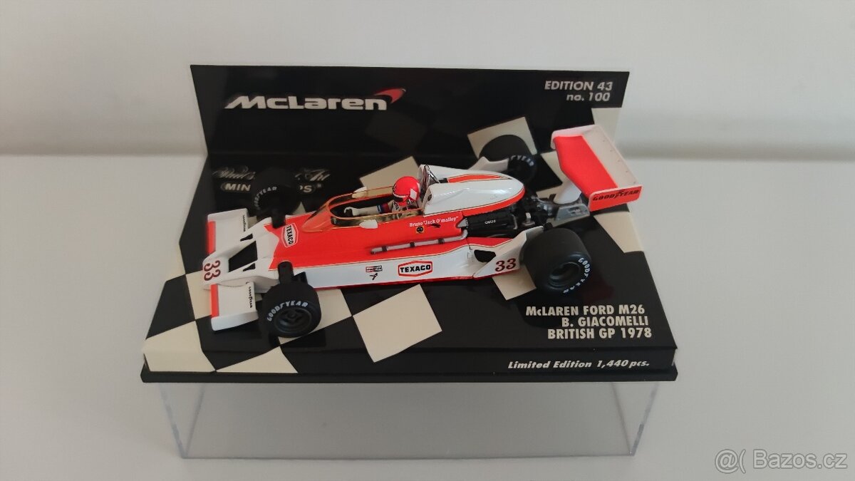 F1 McLaren M26 Giacomelli 1:43 Minichamps