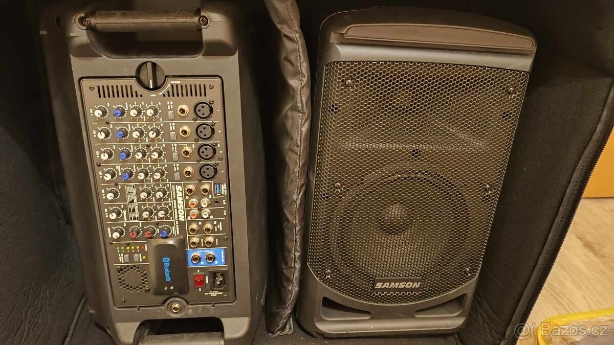 Samsom XP800-kompletní ozvučovací sestava, stojany
