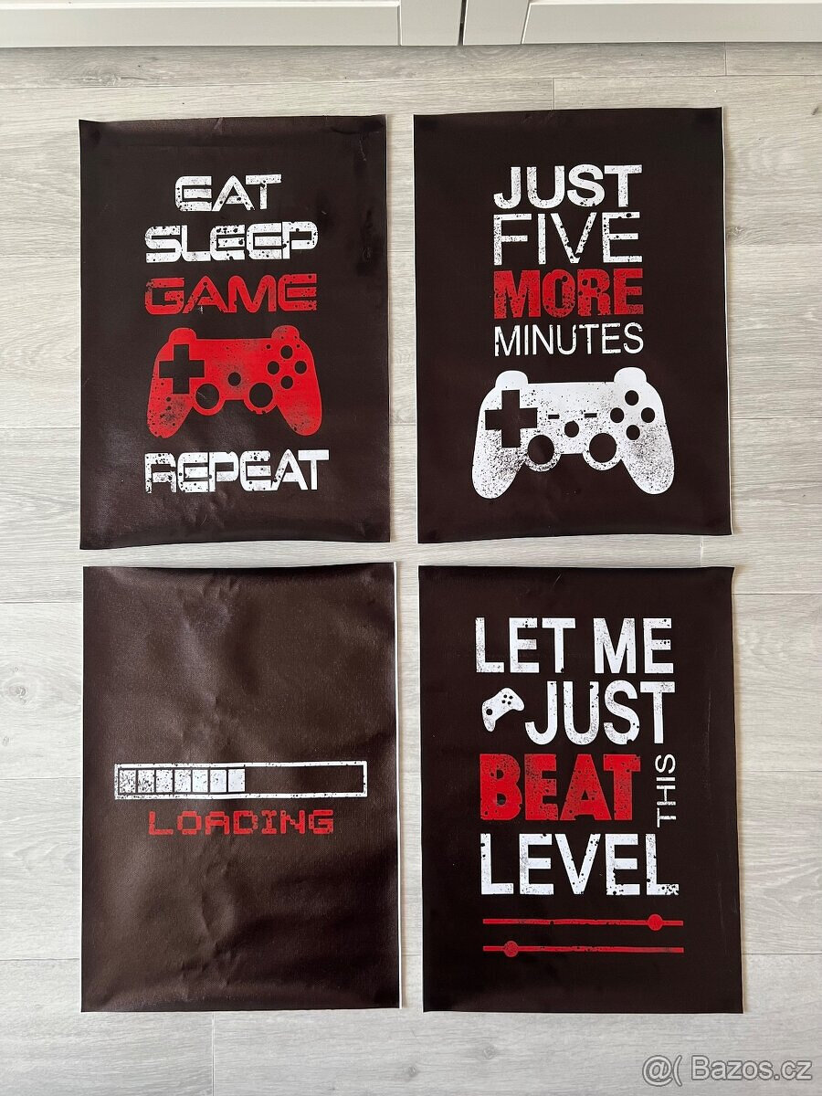 Game plakáty pro teenagery