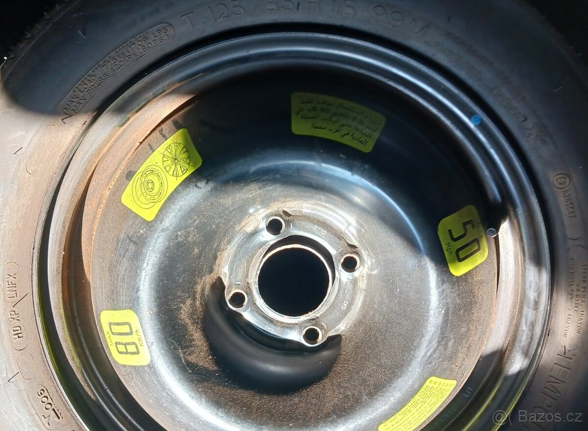 4x108 16 citroen peugeot opel dojezdovýdisk
