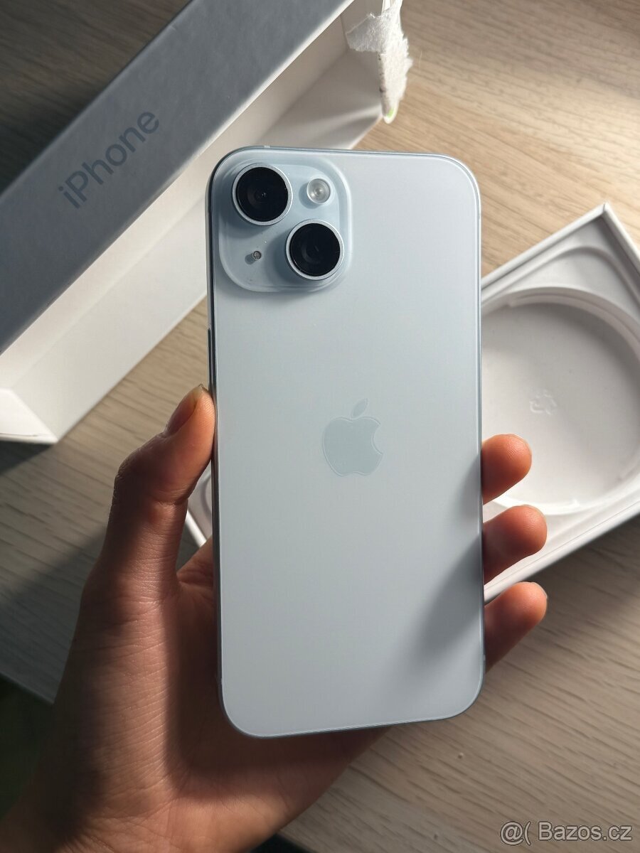 iPhone 15, Modrý, 128Gb