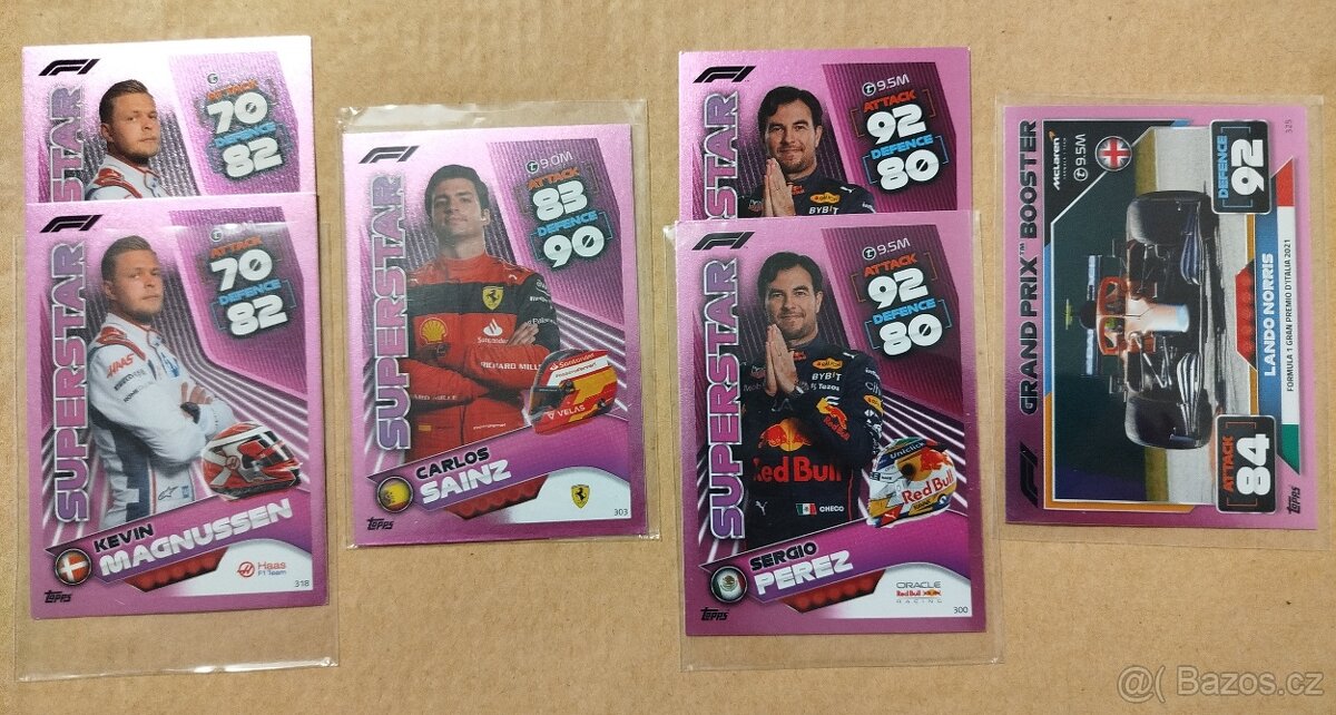 Turbo Attax F1 2022 - Foil karty