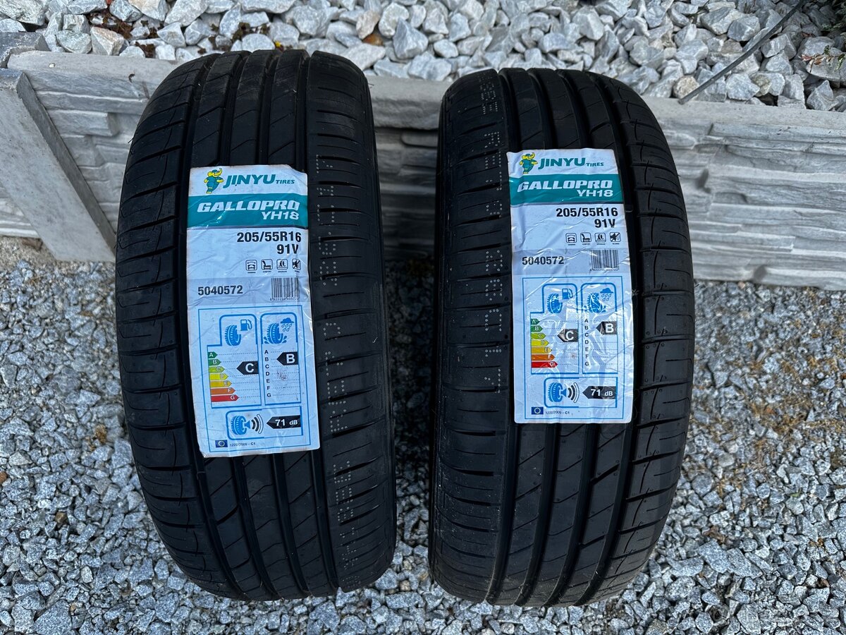 Letní pneu nové, Jinyu gallopro 205/55R16 91V