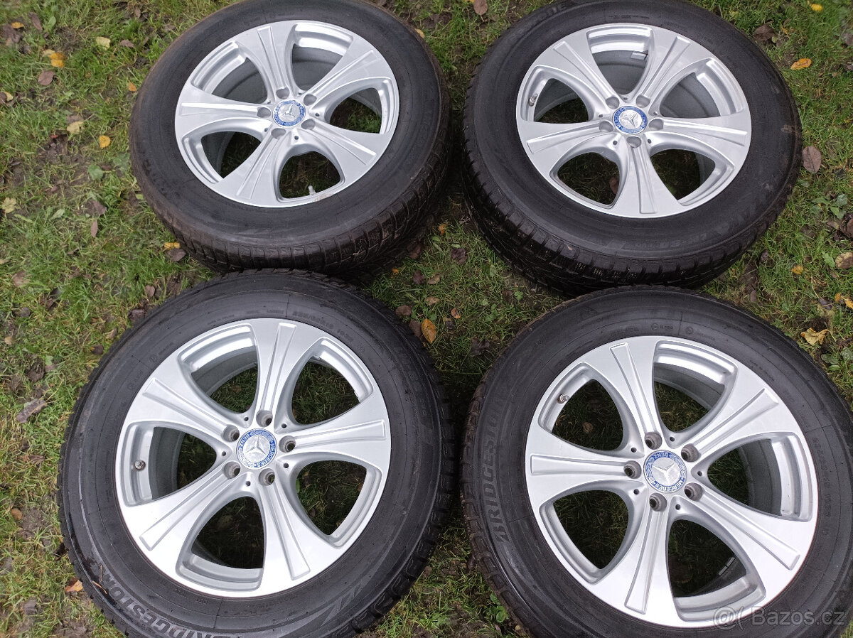 Zimní sada Mercedes GLC R18 5x112 Bridgestone 235/60/18