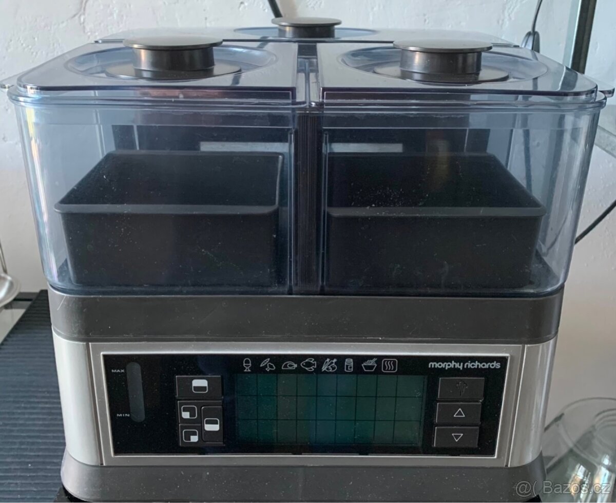 Kvalitní parní hrnec Morphy Richards 48780 Intelli Steam