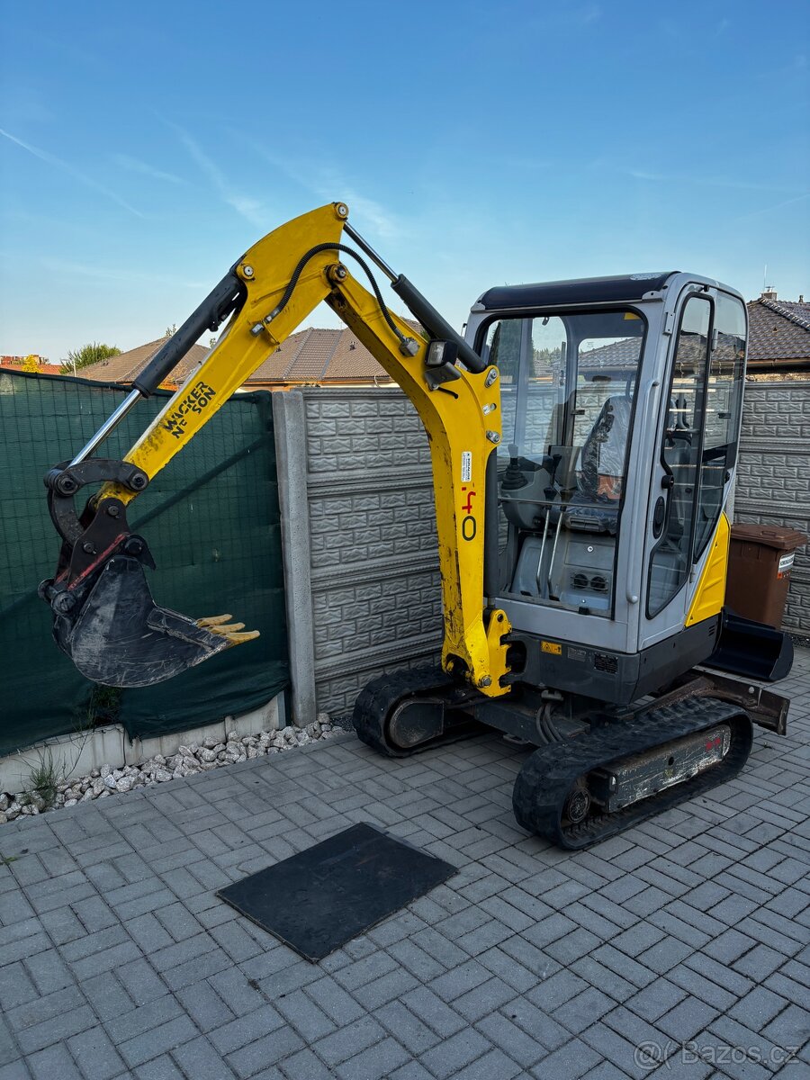 Prodám minibagr Wacker neuson 1404