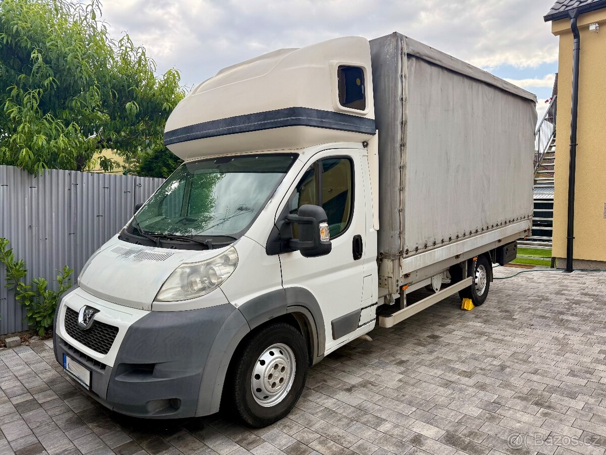 PEUGEOT BOXER VALNÍK S PLACHTOU 2.2HDI 120PS SPANÍ N.STK ČR